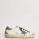 Sneakers Donna Super-Star con glitter oro GWF00102 F00535882532 GOLDEN GOOSE 