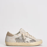 Sneakers donna Super-Star panna e argento GWF00103 F00890110931 GOLDEN GOOSE 