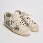 Sneakers donna Super-Star panna e argento GWF00103 F00890110931 GOLDEN GOOSE 