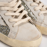 Sneakers donna Super-Star panna e argento GWF00103 F00890110931 GOLDEN GOOSE 