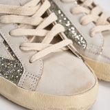 Sneakers donna Super-Star panna e argento GWF00103 F00890110931 GOLDEN GOOSE 