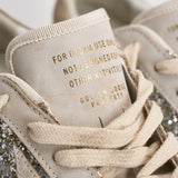 Sneakers donna Super-Star panna e argento GWF00103 F00890110931 GOLDEN GOOSE 