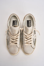 Sneakers donna Super-Star panna e argento GWF00103 F00890110931 GOLDEN GOOSE 