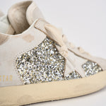 Sneakers donna Super-Star panna e argento GWF00103 F00890110931 GOLDEN GOOSE 