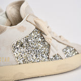 Sneakers donna Super-Star panna e argento GWF00103 F00890110931 GOLDEN GOOSE 