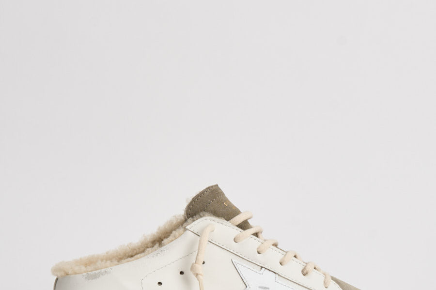 Sneakers donna sabot Super-Star bianche GWF00110 F00397581760 GOLDEN GOOSE 