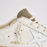 Sneakers donna sabot Super-Star bianche GWF00110 F00397581760 GOLDEN GOOSE 