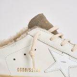 Sneakers donna sabot Super-Star bianche GWF00110 F00397581760 GOLDEN GOOSE 