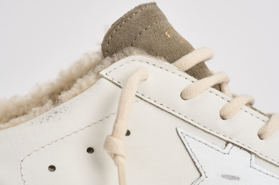 Sneakers donna sabot Super-Star bianche GWF00110 F00397581760 GOLDEN GOOSE 