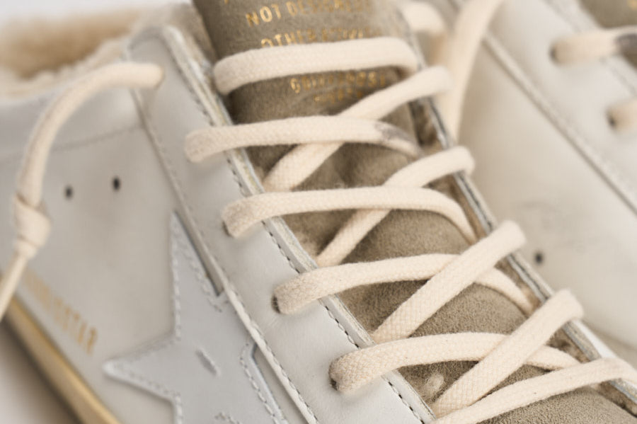 Sneakers donna sabot Super-Star bianche GWF00110 F00397581760 GOLDEN GOOSE 