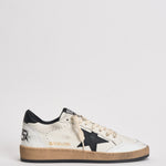 Sneakers donna Ball Star bianca e nera GWF00117 F00377110283 GOLDEN GOOSE 