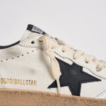 Sneakers donna Ball Star bianca e nera GWF00117 F00377110283 GOLDEN GOOSE 