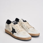 Sneakers donna Ball Star bianca e nera GWF00117 F00377110283 GOLDEN GOOSE 
