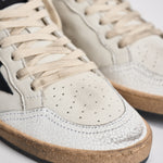Sneakers donna Ball Star bianca e nera GWF00117 F00377110283 GOLDEN GOOSE 