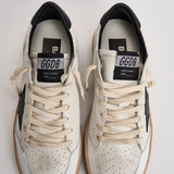 Sneakers donna Ball Star bianca e nera GWF00117 F00377110283 GOLDEN GOOSE 