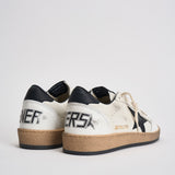 Sneakers donna Ball Star bianca e nera GWF00117 F00377110283 GOLDEN GOOSE 
