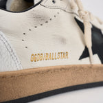 Sneakers donna Ball Star bianca e nera GWF00117 F00377110283 GOLDEN GOOSE 