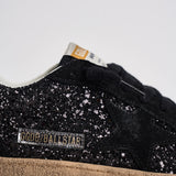 Sneakers donna Ball-Star con glietter nere GWF00117 F00398990100 GOLDEN GOOSE 