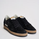 Sneakers donna Ball-Star con glietter nere GWF00117 F00398990100 GOLDEN GOOSE 