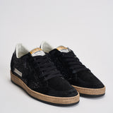 Sneakers donna Ball-Star con glietter nere GWF00117 F00398990100 GOLDEN GOOSE 