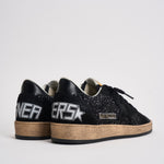 Sneakers donna Ball-Star con glietter nere GWF00117 F00398990100 GOLDEN GOOSE 