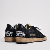 Sneakers donna Ball-Star con glietter nere GWF00117 F00398990100 GOLDEN GOOSE 