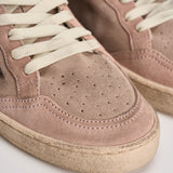 Sneakers donna Ball Star in suede rosa cipria GWF00117 F00869425819 GOLDEN GOOSE 
