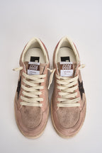 Sneakers donna Ball Star in suede rosa cipria GWF00117 F00869425819 GOLDEN GOOSE 
