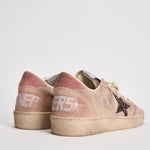Sneakers donna Ball Star in suede rosa cipria GWF00117 F00869425819 GOLDEN GOOSE 