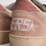 Sneakers donna Ball Star in suede rosa cipria GWF00117 F00869425819 GOLDEN GOOSE 