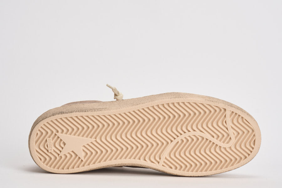 Sneakers donna Ball Star in suede rosa cipria GWF00117 F00869425819 GOLDEN GOOSE 