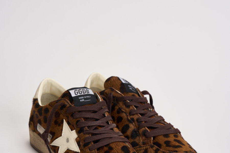 Sneakers donna Ball Star animalier GWF00117 F00870355655 GOLDEN GOOSE 