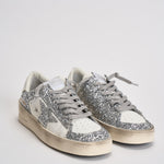 Sneakers donna Stardan glitter argento GWF00128 F00218580185 GOLDEN GOOSE 