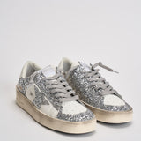 Sneakers donna Stardan glitter argento GWF00128 F00218580185 GOLDEN GOOSE 