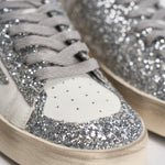Sneakers donna Stardan glitter argento GWF00128 F00218580185 GOLDEN GOOSE 