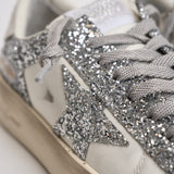 Sneakers donna Stardan glitter argento GWF00128 F00218580185 GOLDEN GOOSE 