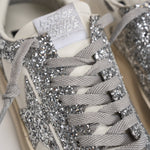 Sneakers donna Stardan glitter argento GWF00128 F00218580185 GOLDEN GOOSE 