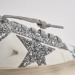 Sneakers donna Stardan glitter argento GWF00128 F00218580185 GOLDEN GOOSE 