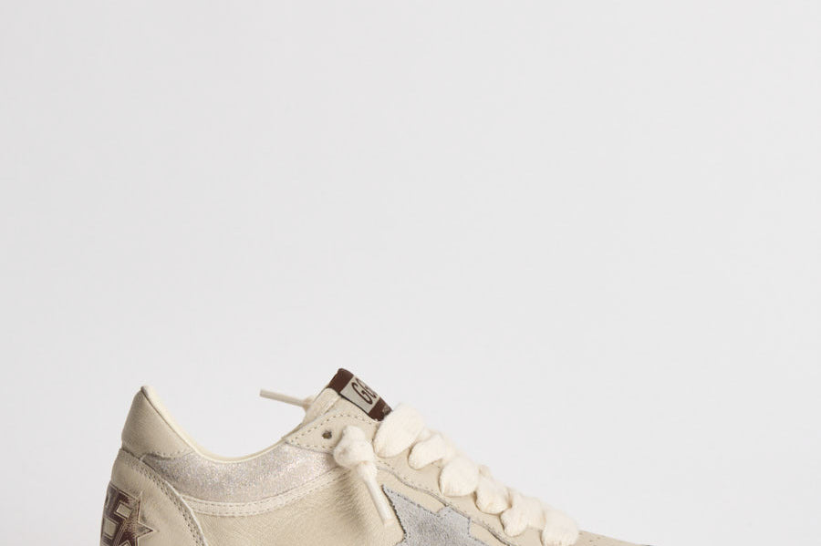 Sneakers donna ballstar beige e panna GWF00771 F00870112522 GOLDEN GOOSE 