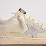 Sneakers donna ballstar beige e panna GWF00771 F00870112522 GOLDEN GOOSE 