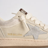 Sneakers donna ballstar beige e panna GWF00771 F00870112522 GOLDEN GOOSE 