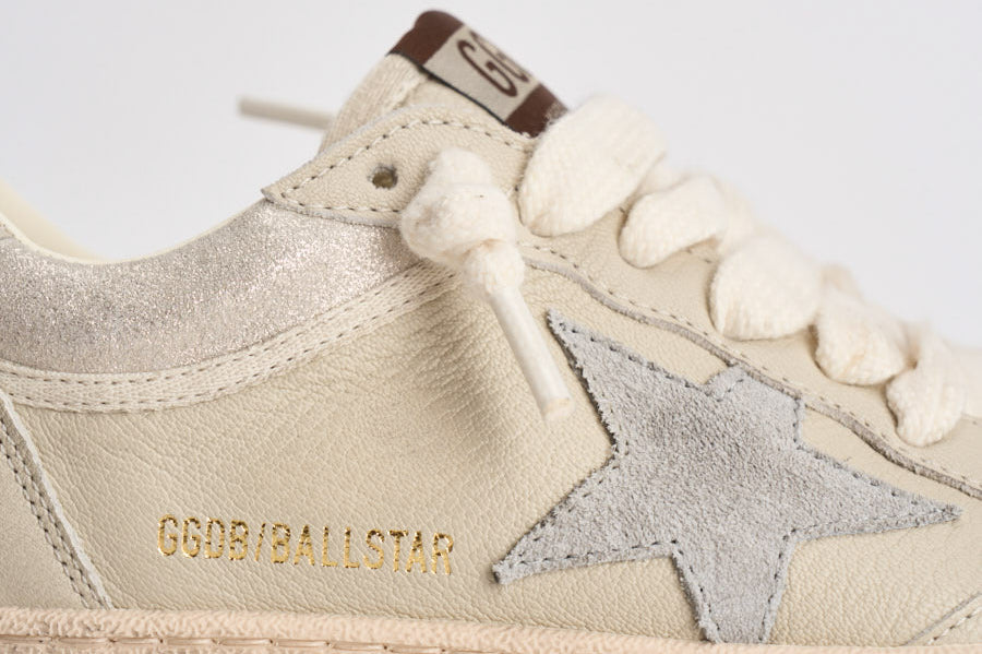 Sneakers donna ballstar beige e panna GWF00771 F00870112522 GOLDEN GOOSE 