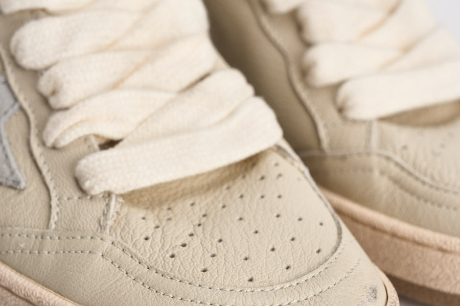 Sneakers donna ballstar beige e panna GWF00771 F00870112522 GOLDEN GOOSE 