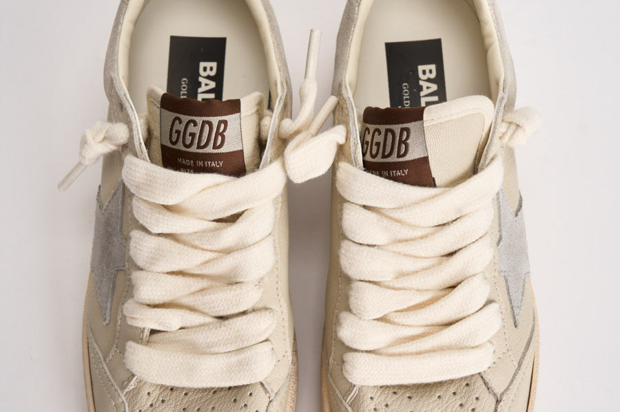 Sneakers donna ballstar beige e panna GWF00771 F00870112522 GOLDEN GOOSE 