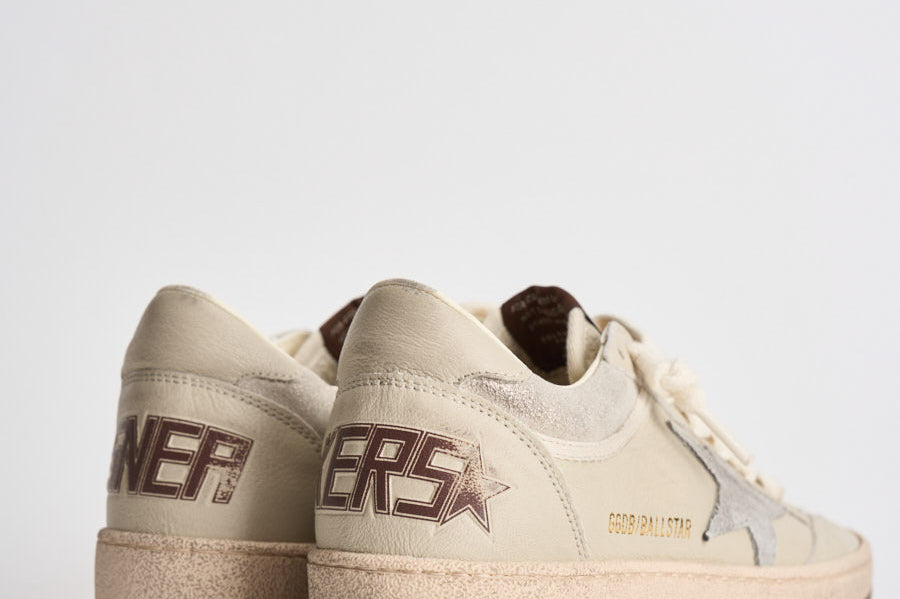 Sneakers donna ballstar beige e panna GWF00771 F00870112522 GOLDEN GOOSE 