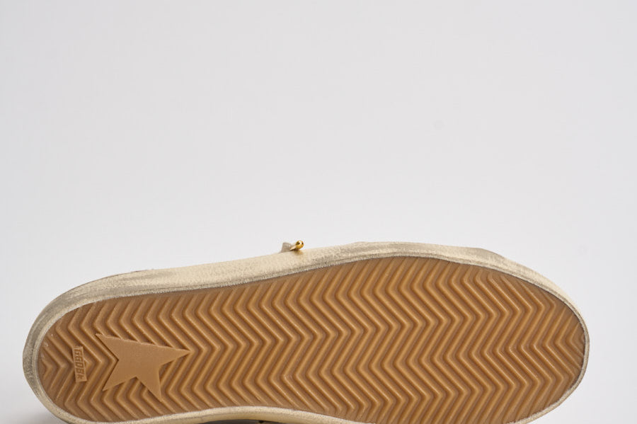 Sneakers donna Super Star bianca e bordeaux GWF01002 F00876115993 GOLDEN GOOSE 