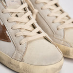 Sneakers donna Super-Star bianca e cavallino leopardato GWF01042 F00816783260 GOLDEN GOOSE 