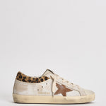 Sneakers donna Super-Star bianca e cavallino leopardato GWF01042 F00816783260 GOLDEN GOOSE 
