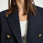 Blazer donna doppiopetto blu notte GWP00829 P00061950486 GOLDEN GOOSE 