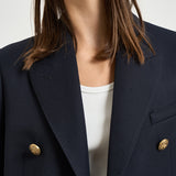 Blazer donna doppiopetto blu notte GWP00829 P00061950486 GOLDEN GOOSE 